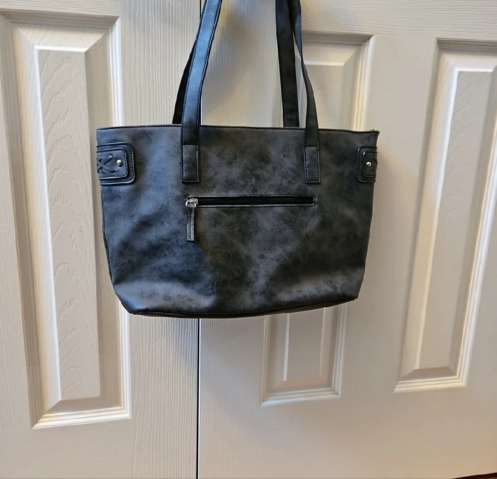 ROSETTI DARK GRAY Women's Tote Bag with Stud Detail